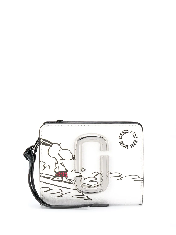 Marc Jacobs Small Snoopy Print Purse In White | ModeSens