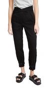 Rta Dallas Cropped Shell Slim-fit Pants In Max Black 3
