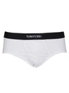 TOM FORD TOM FORD MEN'S WHITE COTTON BRIEF,T4LC1104100 S