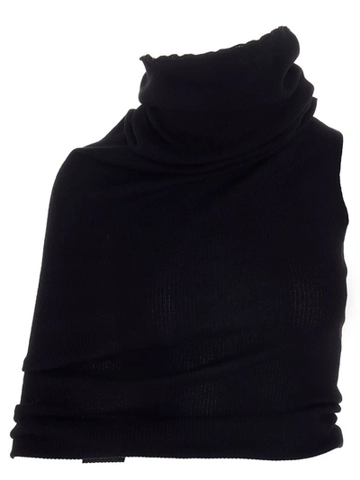 Rick Owens Women's Black Wool Top