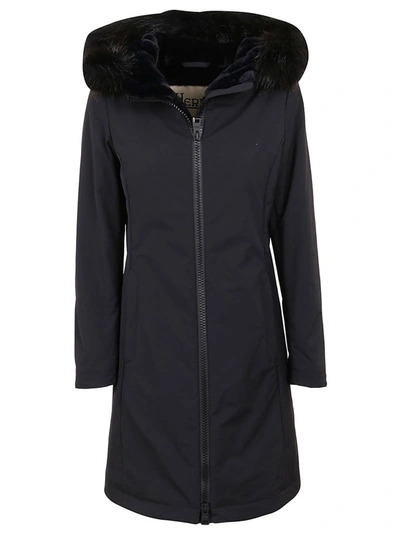 Herno Women's Black Polyester Coat