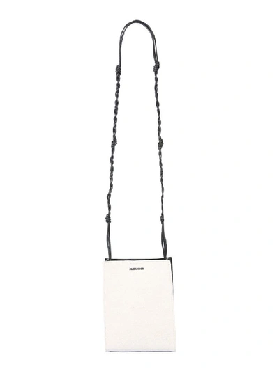 Jil Sander Tangle Cross-body Bag In White