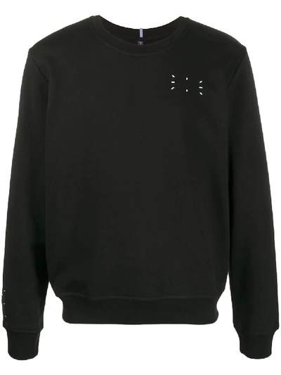 Mcq By Alexander Mcqueen Stitch Print Sweatshirt In Black
