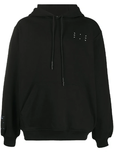Mcq By Alexander Mcqueen Drawstring Hooded Sweatshirt In Black