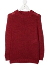 TOURISTE ROUND NECK PURL KNIT JUMPER