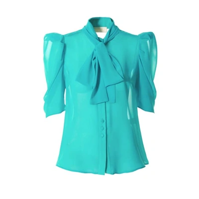 Aggi Angel Turquoise Blouse