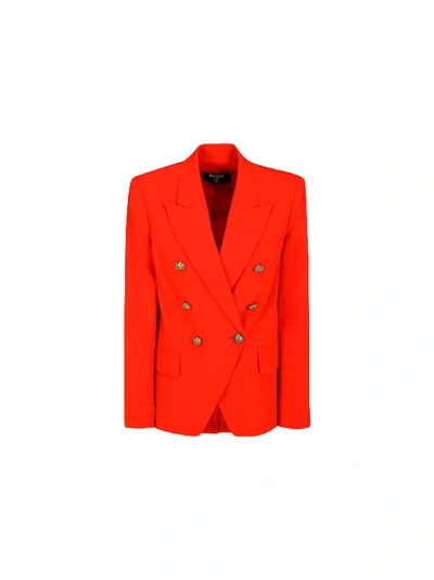 Balmain Classic Jacket In Rouge