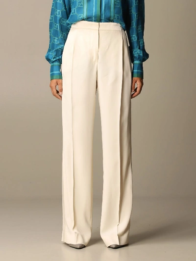 Alberta Ferretti Trousers In Grey