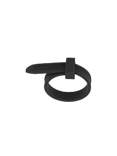 Ambush Zip Tie Ring In Black