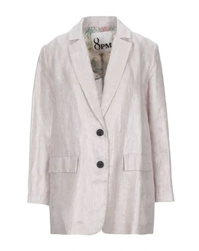 8pm Sartorial Jacket In Light Pink