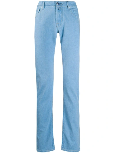 Jacob Cohen Straight-leg Trousers In Blue