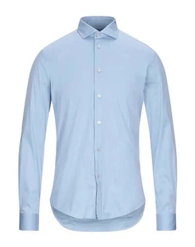 Brian Dales Solid Color Shirt In Sky Blue
