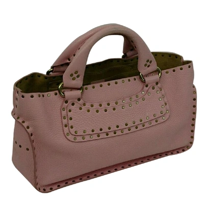 Pre-owned Celine Pink Leather Studded Boogie Satchels