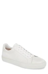 Supply Lab Damian Low Top Sneaker In White Tumbled Leather
