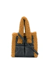 STAND STUDIO SHEARLING LINING TOTE