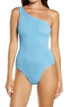 Hunza G Nancy One-piece Swimsuit In Mid Blue