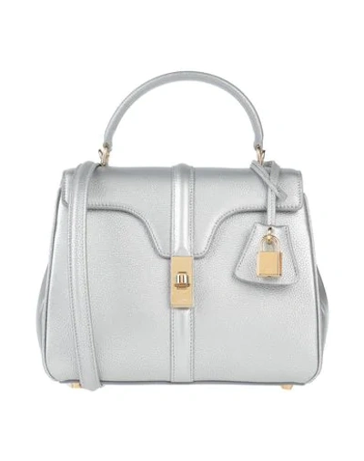 Celine Handbag In Silver