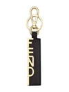 FENDI LOGO CHARM KEYCHAIN