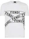 FENDI LOGO PRINT T-SHIRT