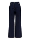 Valentino High-rise Straight-leg Jeans In Dark Wash