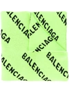 BALENCIAGA LOGO-PRINT SCARF