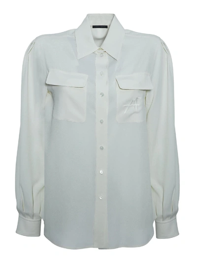 Alberta Ferretti Shirt With Pockets In White