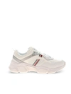 TOMMY HILFIGER LOGO SNEAKERS IN WHITE AND SILVER COLOR