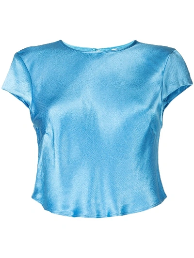 Bec & Bridge Sheer T-shirt In Blue