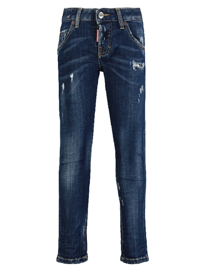 Dsquared2 Kids Jeans For Girls In Blue