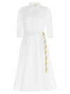 TORY BURCH TORY BURCH WOMEN'S WHITE COTTON DRESS,70376100 8