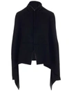 RICK OWENS RICK OWENS WOMEN'S BLACK WOOL CARDIGAN,RP20F2684WSBR09 M