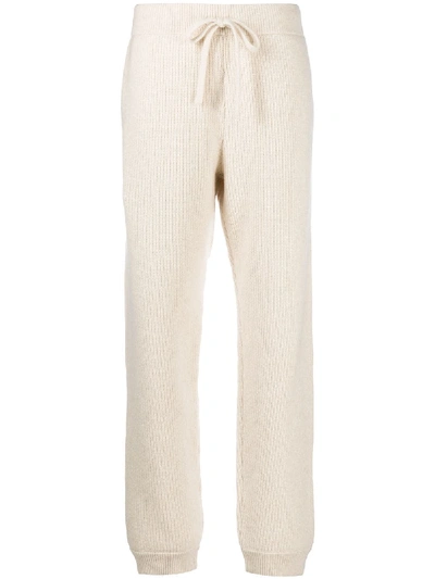 Alanui Cashmere-wool Jogger Pants In White