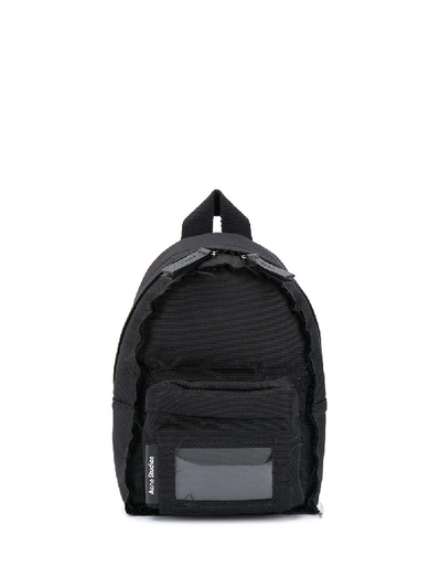 Acne Studios Multi-pocket One-shoulder Backpack In Black
