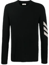 Zadig & Voltaire Kennedy Cashmere Chevron Sweater In Black