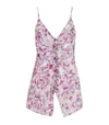 PACO RABANNE Multicolored Pink Floral Print Tank Top