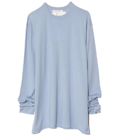 Extreme Cashmere Hein Cashmere Sweater In Sky In Blue