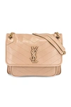 Saint Laurent Medium Niki Shoulder Bag In Dark Beige