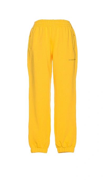 Adidas X Pharrell Williams Basics Sweatpant In Yellow