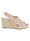 STUART WEITZMAN PARIS SUEDE ESPADRILLE WEDGE SANDALS,0400012389389