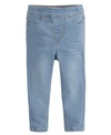 Levi's Baby Girls Pull-on Denim Jeggings In Light Blue