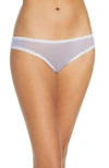 On Gossamer Mesh Bikini In Jacaranda