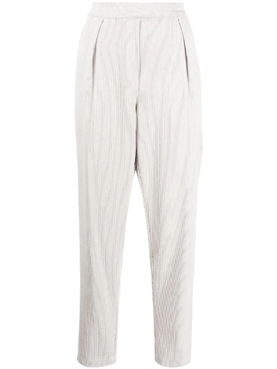 8pm Corduroy Design Trousers In Neutrals