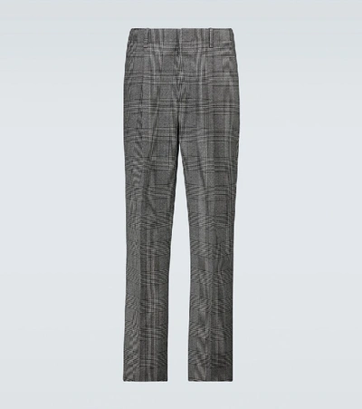 Berluti Prince Of Wales High-waisted Pants In Black