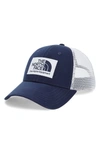 The North Face 'mudder' Trucker Hat In Navy/ Tnf White