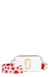 THE MARC JACOBS SNAPSHOT LEATHER CROSSBODY BAG,M0016800