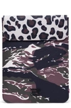 Herschel Supply Co Spokane Ipad Air Canvas Sleeve In Tiger Camo/ Leopard
