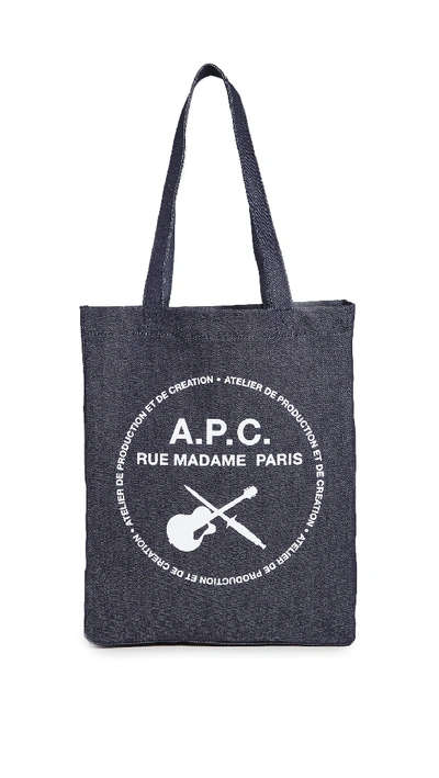 Apc A.p.c. 靛蓝色 Guitar Poignard 托特包 In Blue