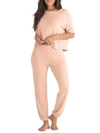 Honeydew Intimates Sun Lover Knit Lounge Set In Blush