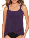 MIRACLESUIT SOLID DAZZLE UNDERWIRE TANKINI TOP