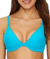 On Gossamer Beautifully Basic Convertible Plunge T-shirt Bra In Bluebird